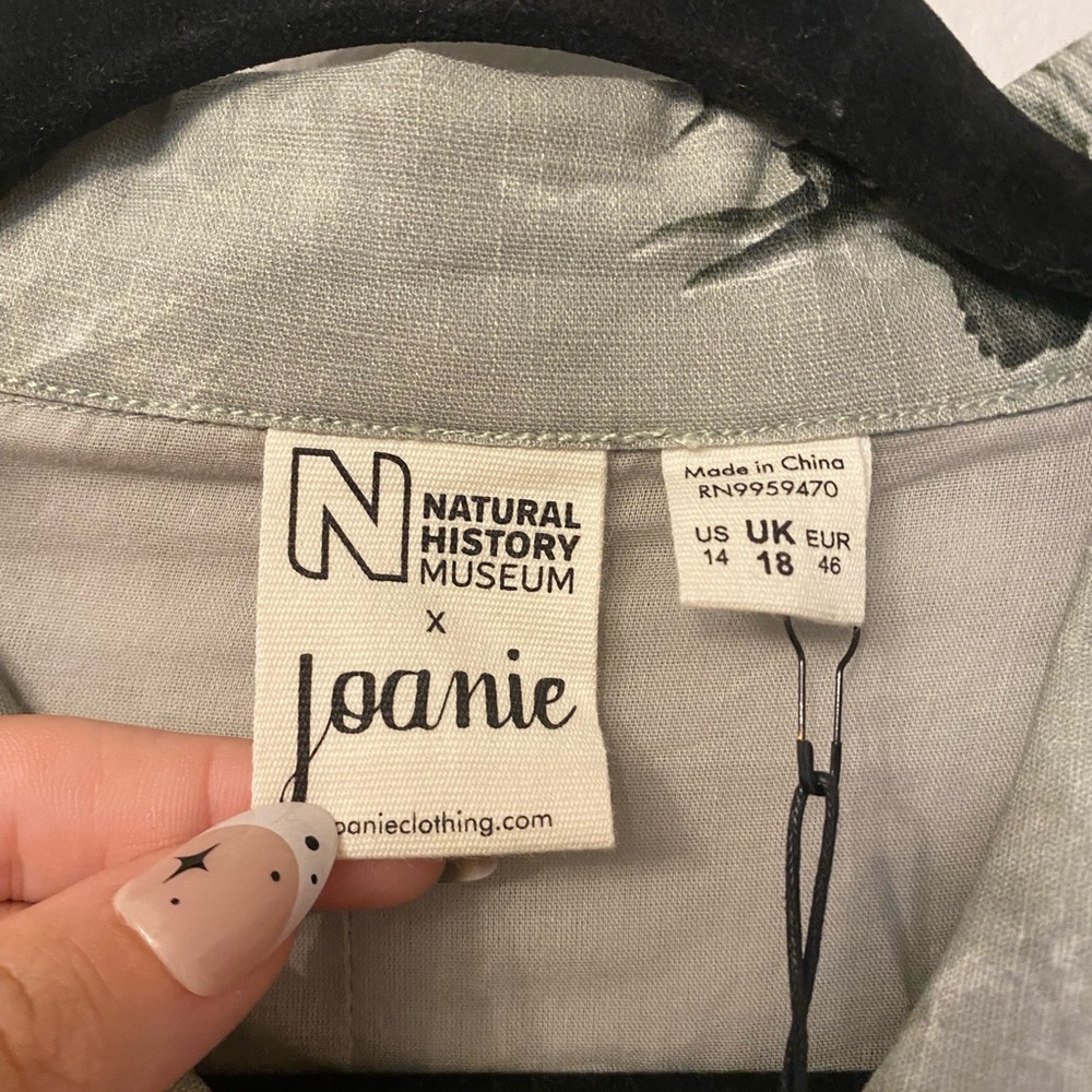 Joanie Clothing x Natural History Museum Boiler Suit Size US 14 / UK 18 / EUR 46 - Picture 3 of 8